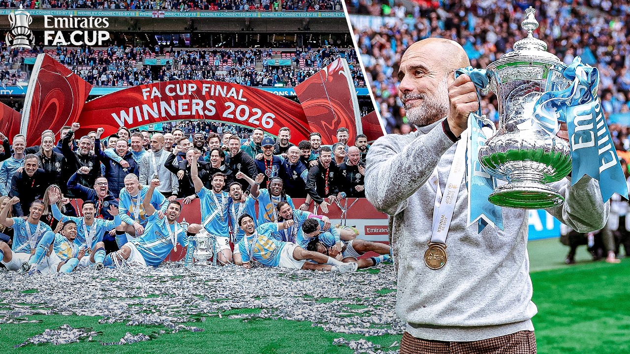 Man City Celebrate Winning The FA Cup! | 2025-26